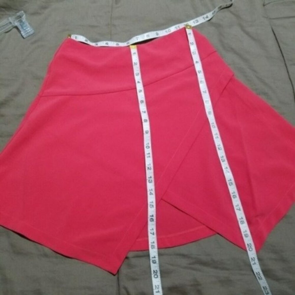 BB Dakota size 2 NWT NEW asymmetrical envelope wrap hem XS mini skirt - Picture 6 of 7